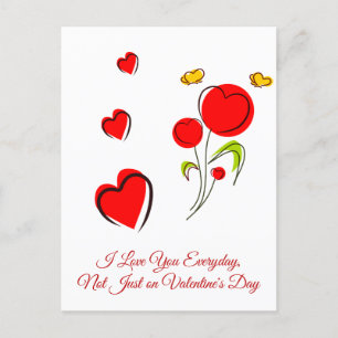 Valentine, Postkarte