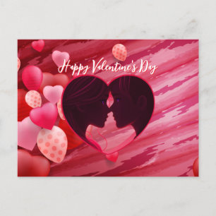 Valentine Postkarte