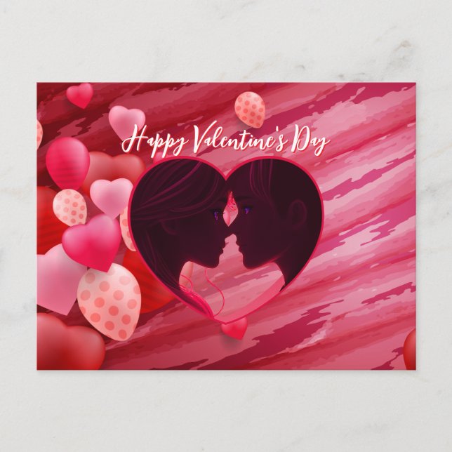 Valentine Postkarte (Vorderseite)