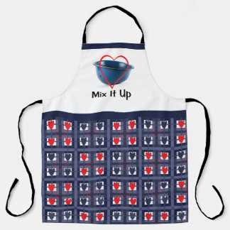 Valentine Print Schürze