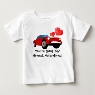 Valentine Rennwagen Baby T-shirt
