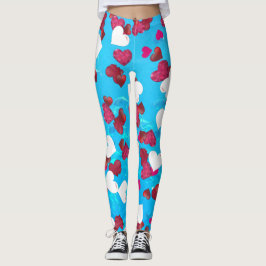 Valentine Romantisches welliges Herz: Leggings