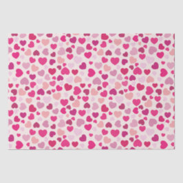 Valentine Rosa Herz mit Weiß Seidenpapier
