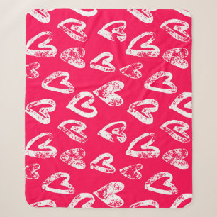 Valentine Rosa Herz: Skizzen Hintergrund Sherpadecke
