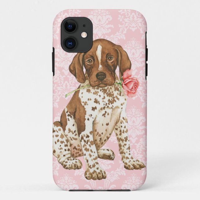 Valentine Rose APS Case-Mate iPhone Hülle (Rückseite)