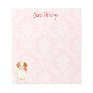 Valentine Rose Brittany Notizblock