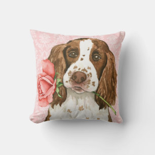 Valentine Rose English Springer Kissen
