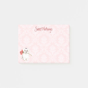 Valentine-Rose maltesisch Post-it Klebezettel