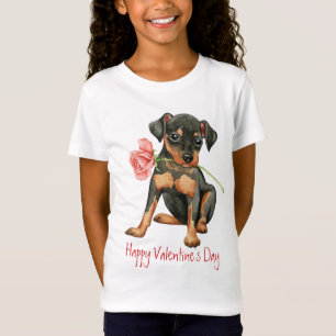 Valentine Rose Min Button T-Shirt