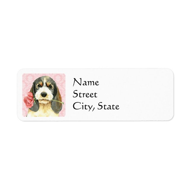 Valentine Rose Petit Basset Griffon Vendeen (Vorne)