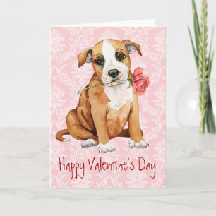 Valentine Rose Stafford Feiertagskarte