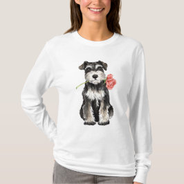 Valentine-RoseminiSchnauzer T-Shirt