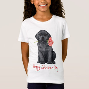 Valentine-Rosen-Schwarz-Labrador T-Shirt