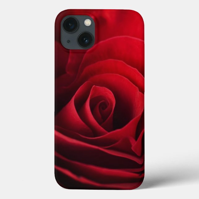 Valentine-Rote Rose Case-Mate iPhone Hülle (Rückseite)