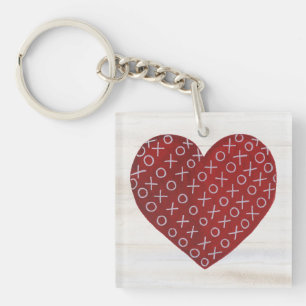 Valentine rustique   étreint et embrasse le coeur