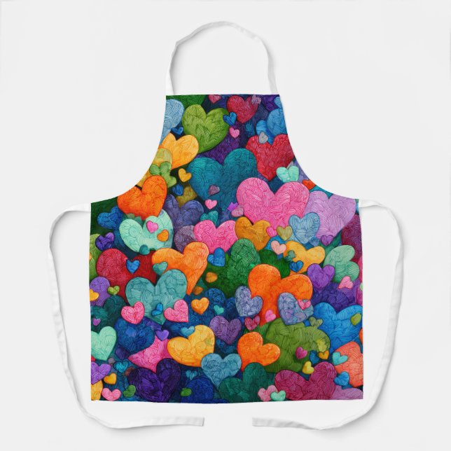 Valentine’s Day Apron | Cute, Romantic & Love Schürze (Vorderseite)