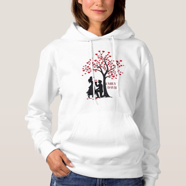 Valentine’s Day Couple Gift – Pullover Hoodie (Devant)