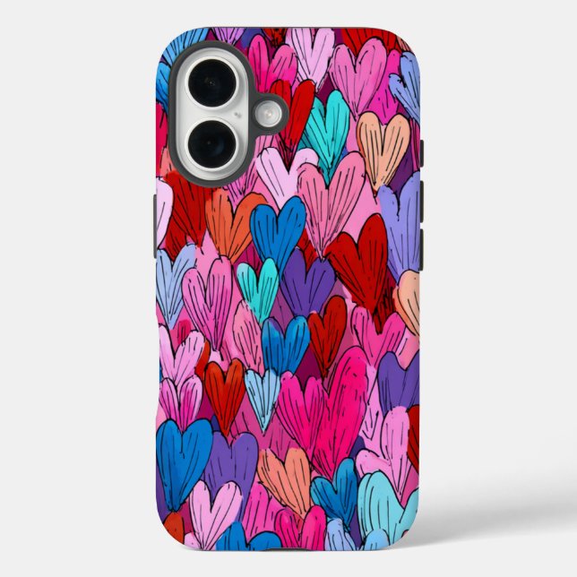 Valentine’s Day iPhone 16 Case | Romantic (Rückseite)