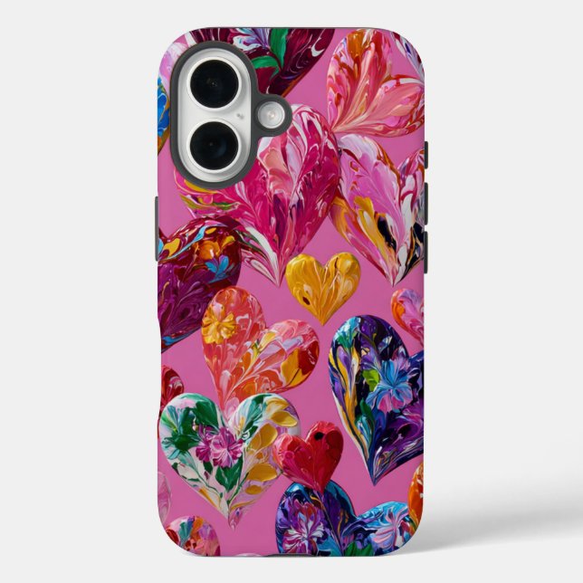 Valentine’s Day iPhone 16 Case | Romantic (Rückseite)