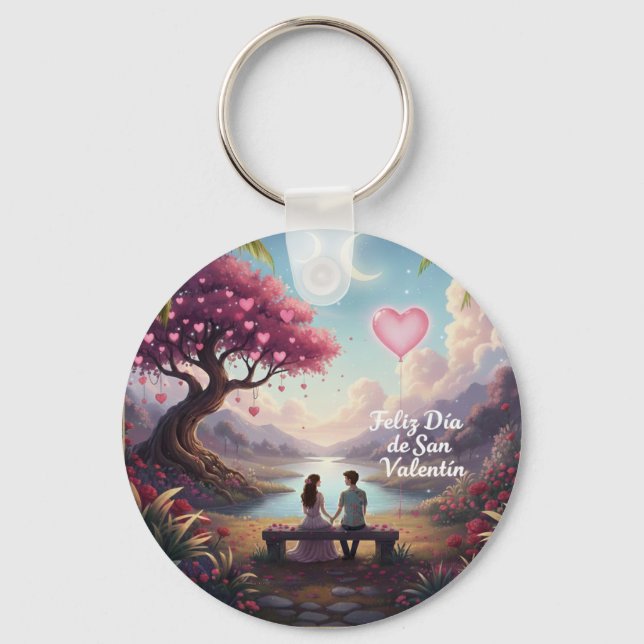 Valentine’s Day Love Keychain Schlüsselanhänger (Vorderseite)