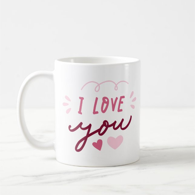 Valentine’s Day Love Mug Kaffeetasse (Links)