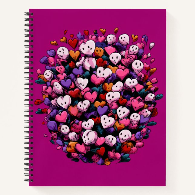 Valentine’s Day Notebook Collection | Romantic Notizbuch (Vorderseite)