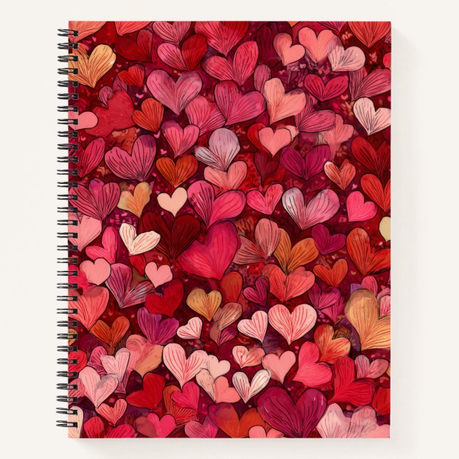 Valentine’s Day Notebook Collection | Romantic Notizbuch (Vorderseite)