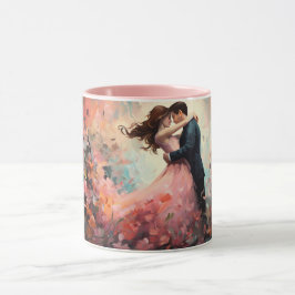  Valentine’s Day Romantic Couple Silhouette Love  Tasse