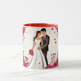  Valentine’s Day Romantic Couple Silhouette love  Tasse