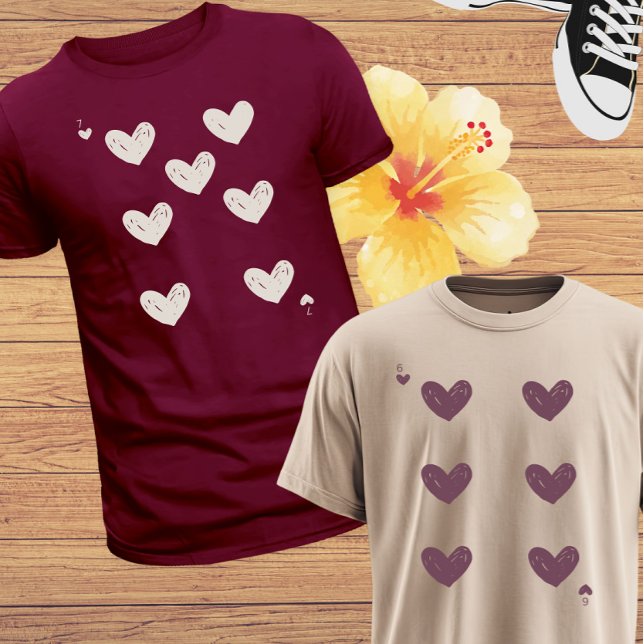 Valentine’s Day Six & Seven Meme Matching Couple  Tri-Blend Shirt (Von Creator hochgeladen)
