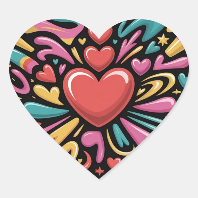 Valentine’s Day Stickers | Cute, Romantic  (Vorderseite)