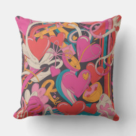 Valentine’s Day Throw Pillow Collection | Romantic Kissen