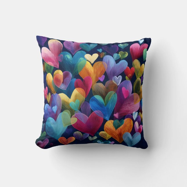 Valentine’s Day Throw Pillow Collection | Romantic Kissen (Vorderseite)