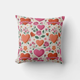 Valentine’s Day Throw Pillow Collection | Romantic Kissen