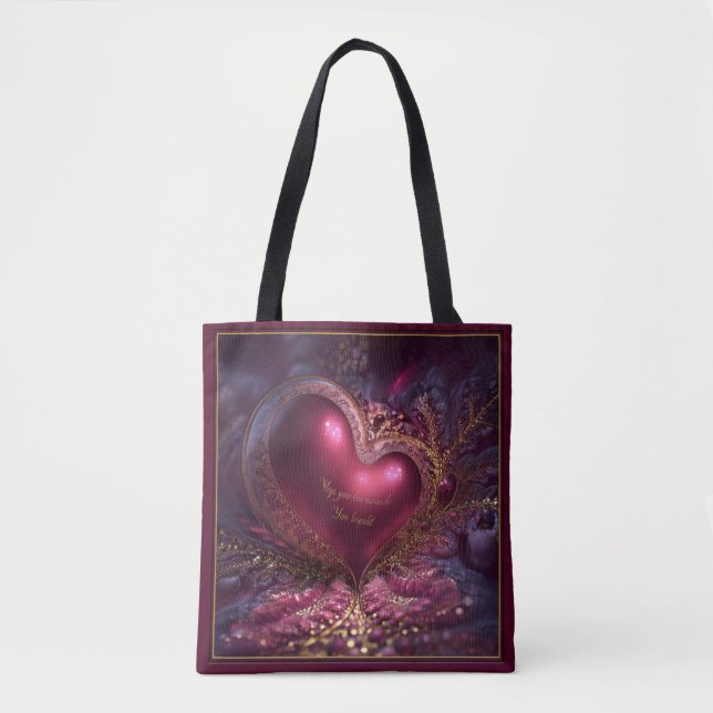 Valentine’s Day Tote Bag | Romantic, Cute Tasche (Vorderseite)