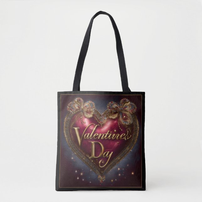 Valentine’s Day Tote Bag | Romantic, Cute Tasche (Vorderseite)