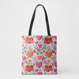 Valentine’s Day Tote Bag | Romantic, Cute Tasche