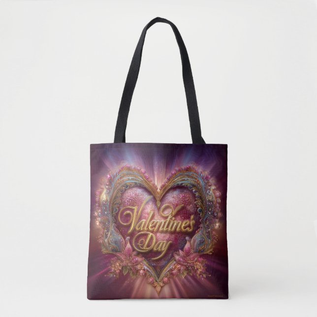 Valentine’s Day Tote Bag | Romantic, Cute Tasche (Vorderseite)