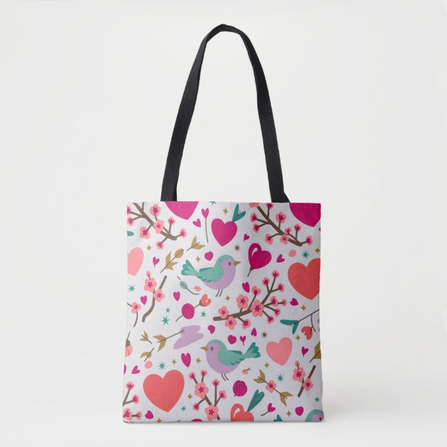Valentine’s Day Tote Bag | Romantic, Cute Tasche (Vorderseite)