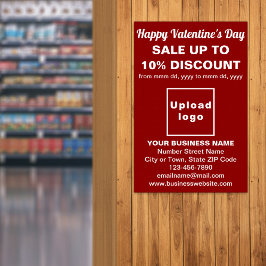 Valentine Sale of Red Poster