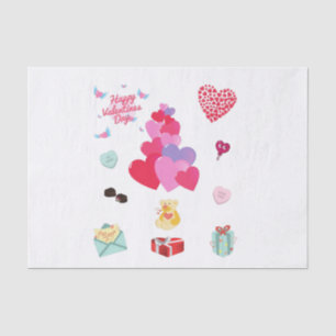 " VALENTINE" SEIDENPAPIER