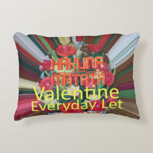 Valentine sentiments Floral die ganze Zeit Dekokissen