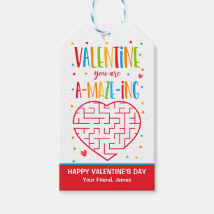 Valentine Sie sind ein MaZE-Maze-Schule Klassenzim Geschenkanhänger