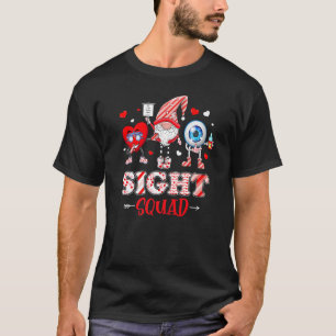 Valentine Sight Squad Gnome Optometrist Krankensch T-Shirt