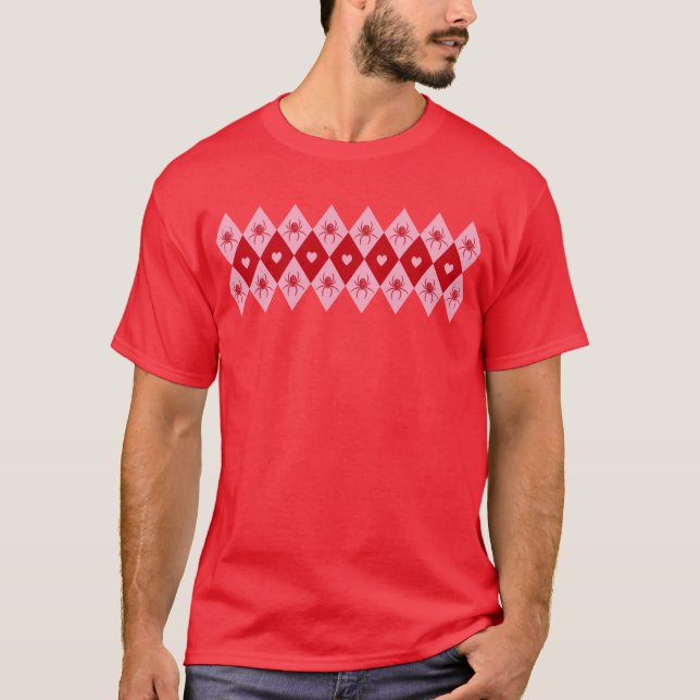 Valentine Spiders T-Shirt (Vorderseite)