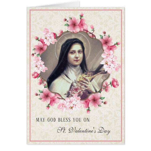 Valentine St. Therese Catholic Religious Nun (Vorne)