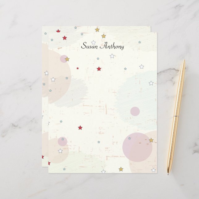 Valentine Stress Stress Stations Circle Papier Sta (Devant/Arrière en situation)