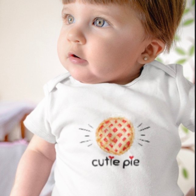 Valentine Süsse Pie Baby Strampler (cute as a button)