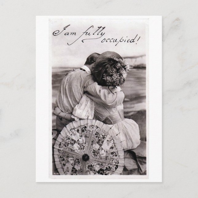 Valentine Sweethearts Feiertagspostkarte (Vorderseite)