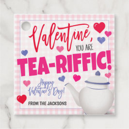 Valentine Tea Geschenk Tag Geschenkanhänger